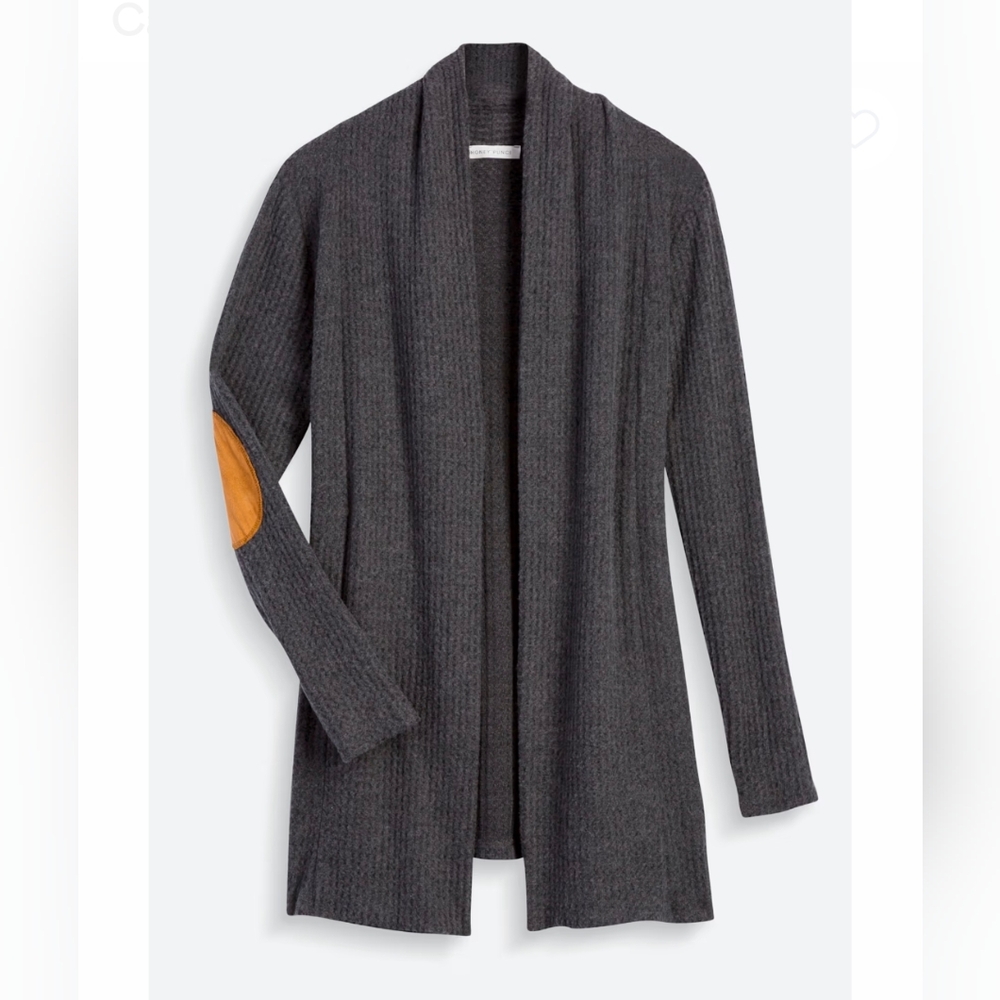Honey Punch Novah Elbow Patch Cardigan